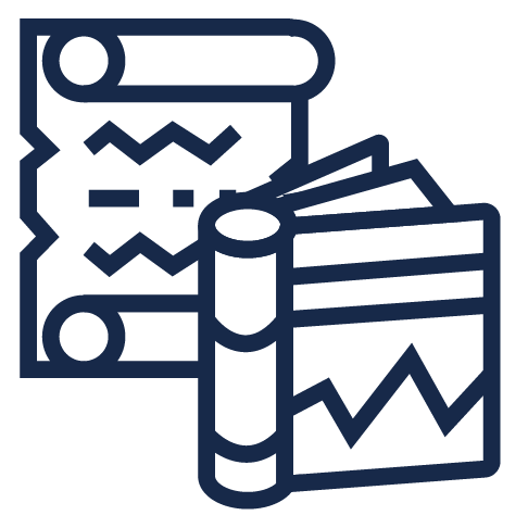 Icon of a book and document